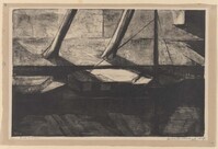 KG 1992 003
<br/>
Oude schuiten
<br/>
<em>Dobbenburgh, Aart van (1899 - 1988)</em>